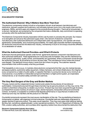 ECIA: The Authorized Channel: Why It Matters Now More Than Ever