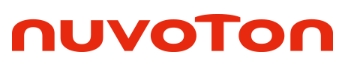 nuvoTon brand logo in red